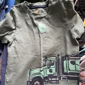 Carhartt sise 4T dump truck tshirt
